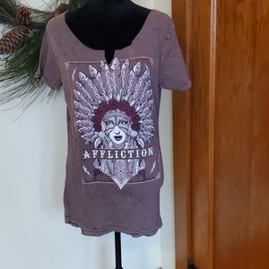 Affliction tshirt large NWOT